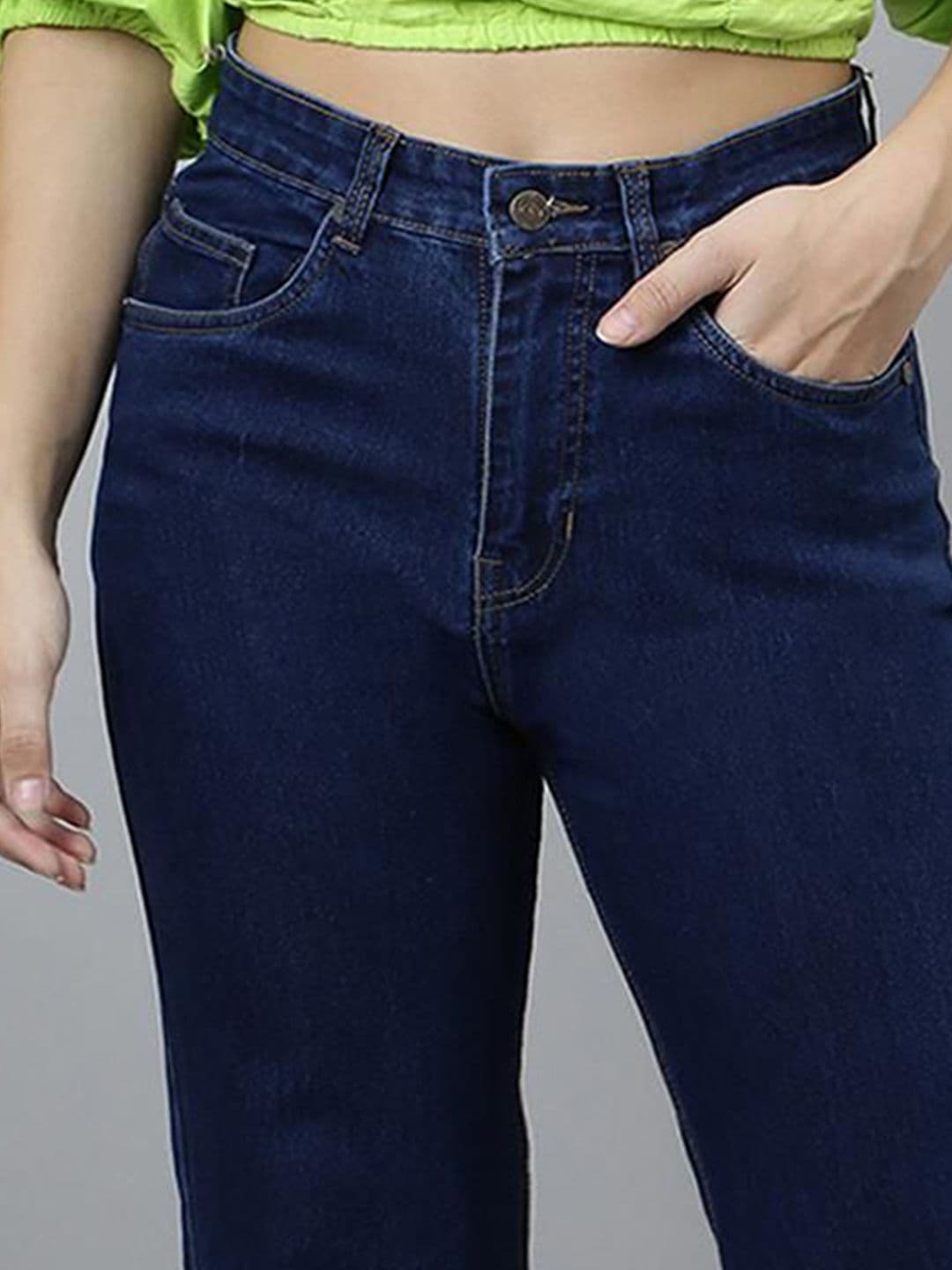 Aadvi Fashion Women Original Relaxed Fit High-Rise Stretchable Jeans thumbnail 4