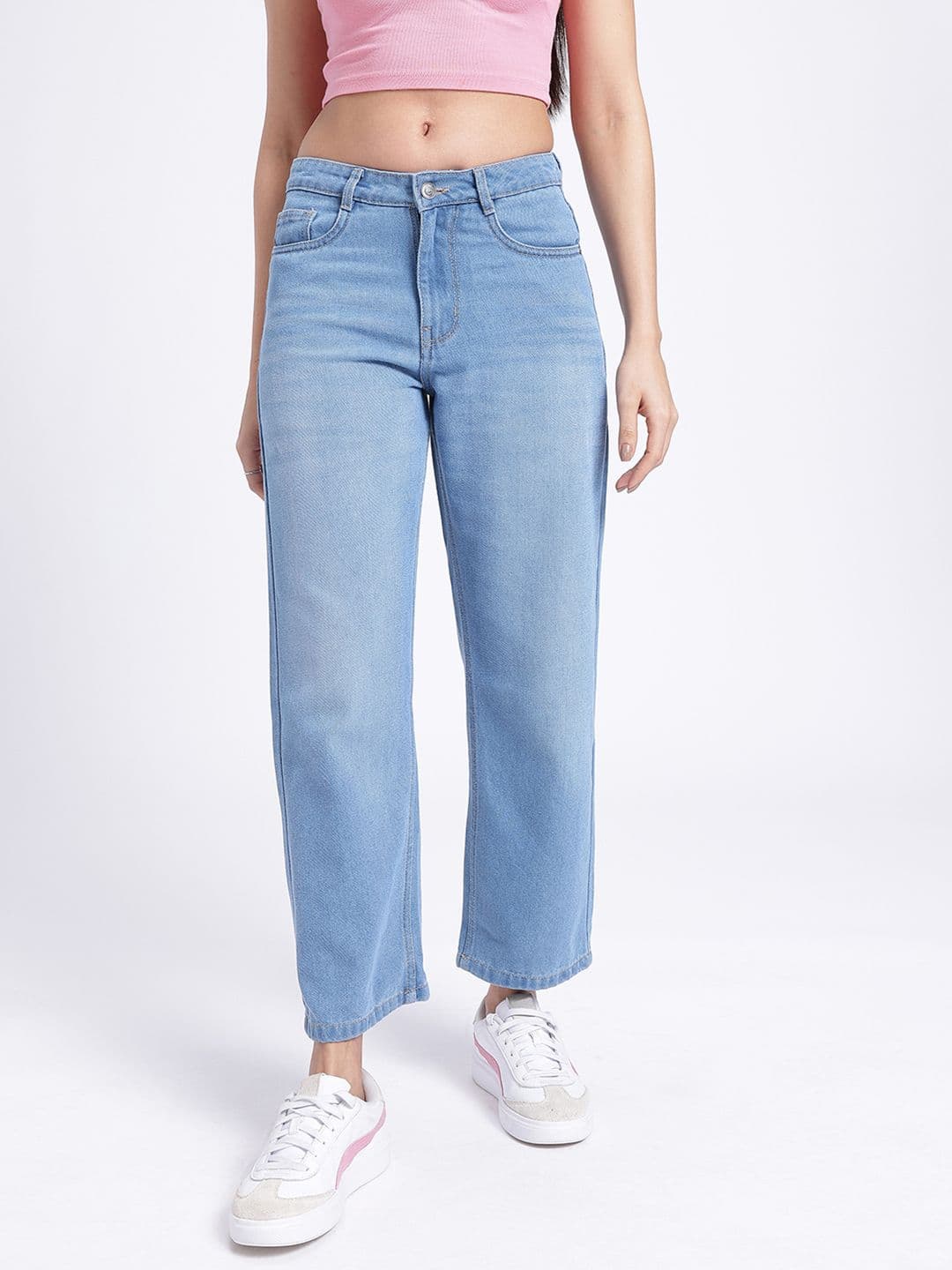 glitchez Women Light Fade Straight Fit Jeans thumbnail 3