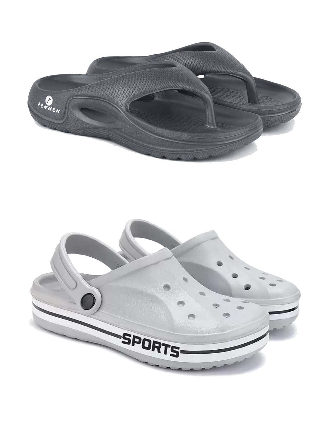 PENNEN Men Set Of 2 Clogs & Thong Flip-Flops - view 1