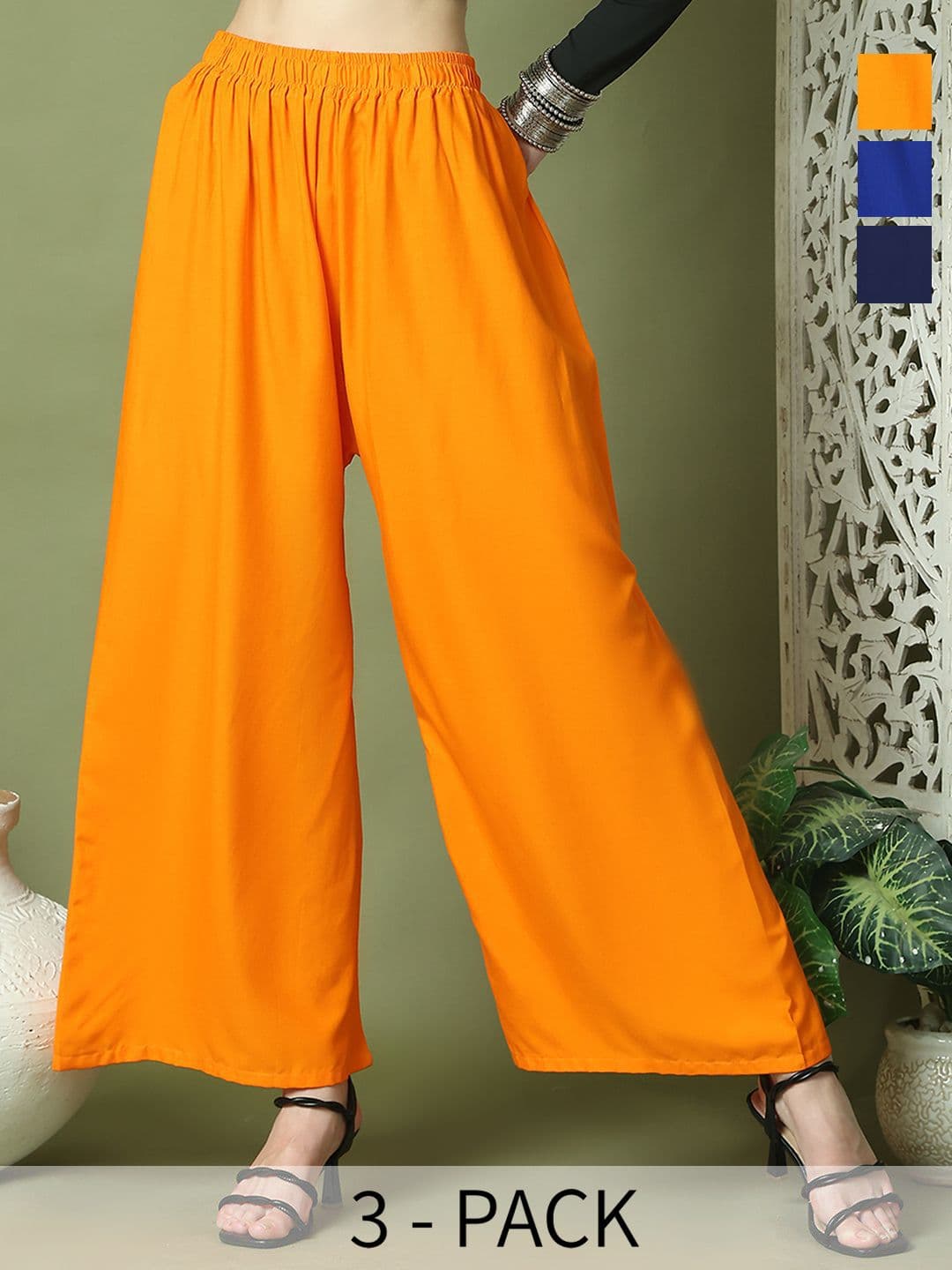 TAG 7 Women 3 Flared Palazzos - view 1