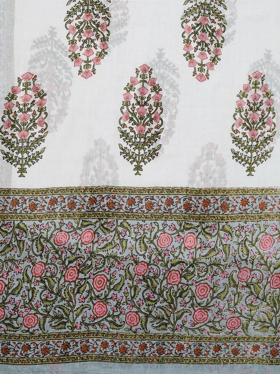 Kwatchi Printed Pure Cotton Unstitched Dress Material thumbnail 3
