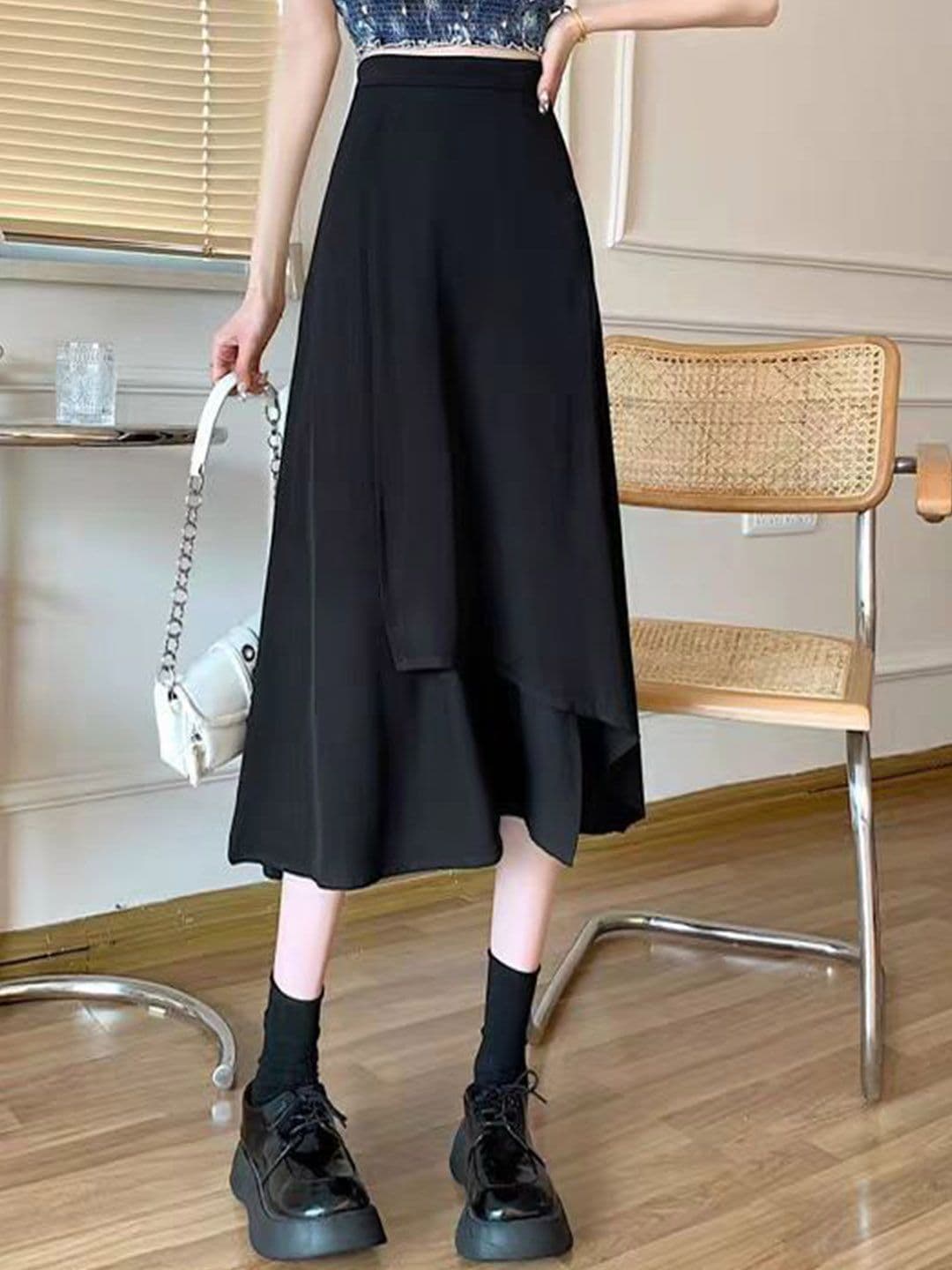 StyleCast x Revolte A-Line Midi Skirt - view 1