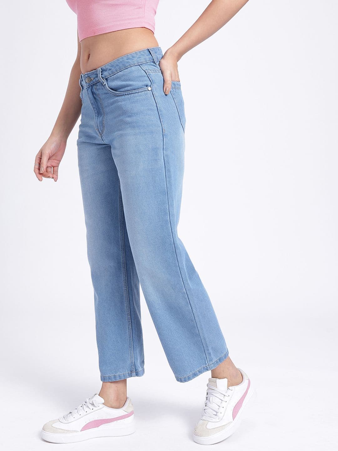 glitchez Women Light Fade Straight Fit Jeans thumbnail 7