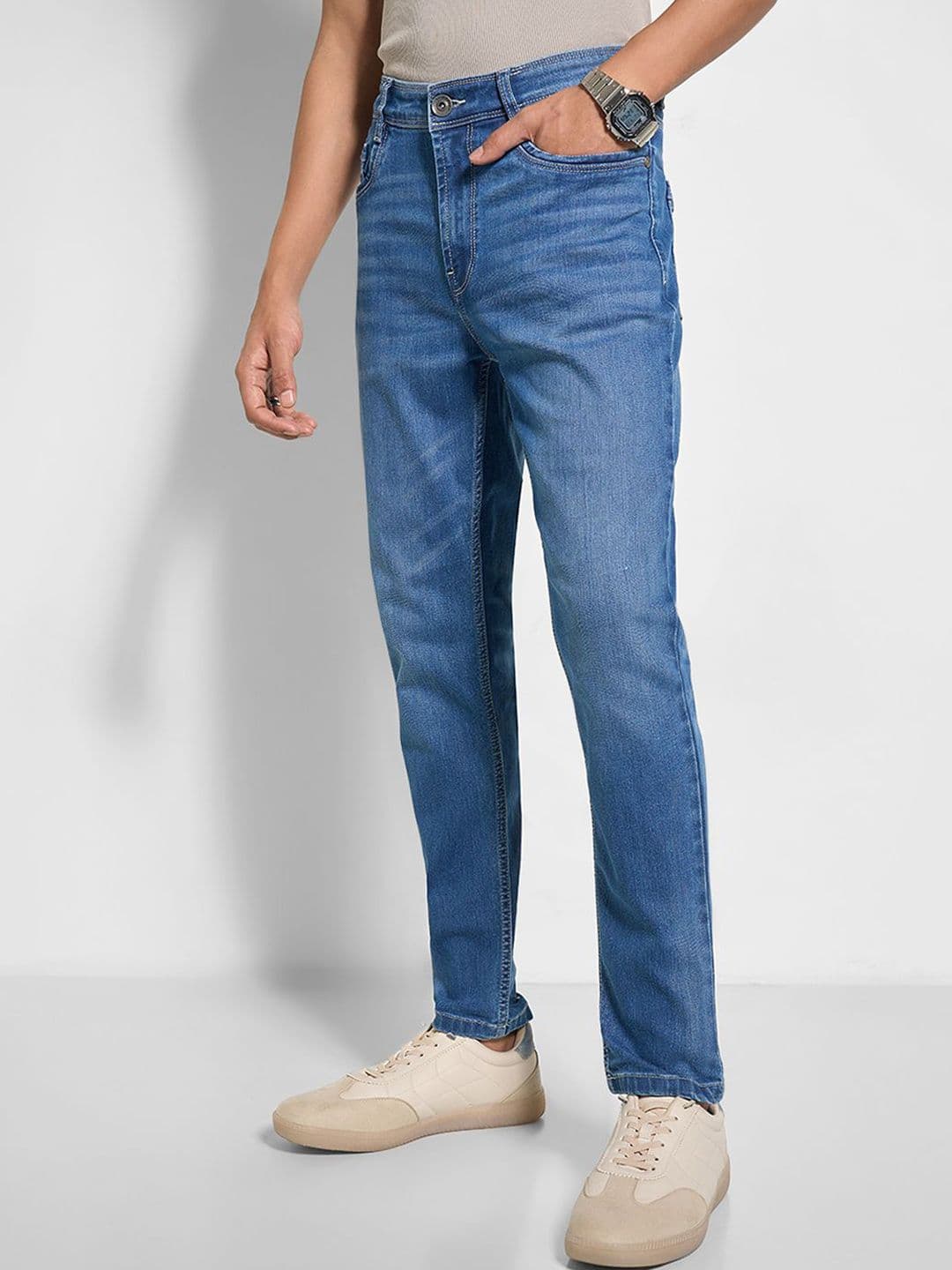 SF JEANS by Pantaloons Men Cotton Slim Fit Mid-Rise Jeans thumbnail 6