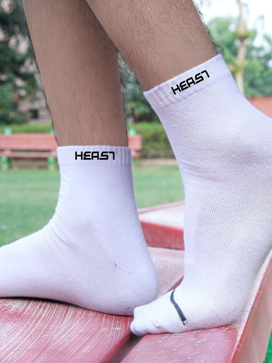 HEAST Pack Of 5 Cotton Calf-Length Socks thumbnail 5