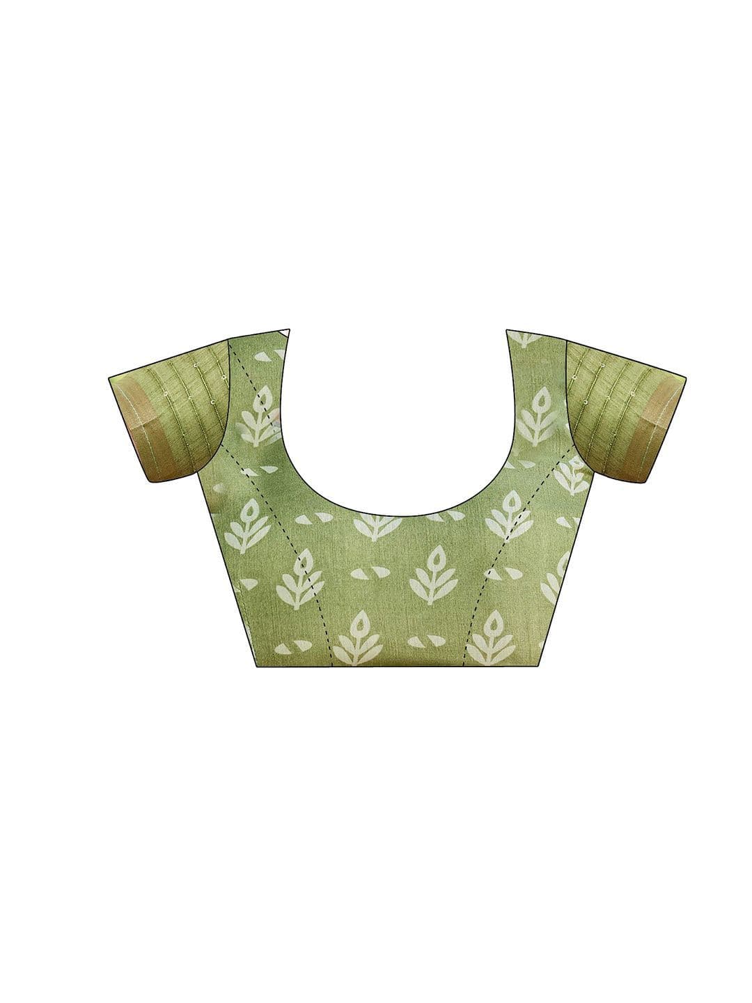 KALINI Ethnic Motifs Zari Silk Cotton Saree thumbnail 7