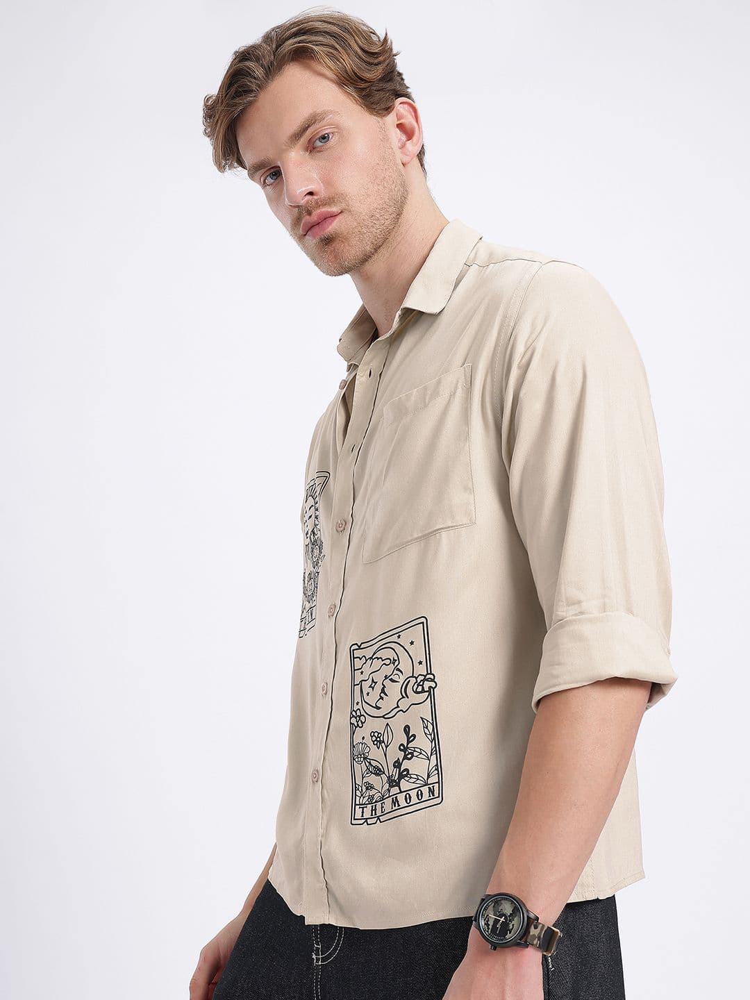 glitchez Printed Relaxed Fit Comfort Shirt thumbnail 5