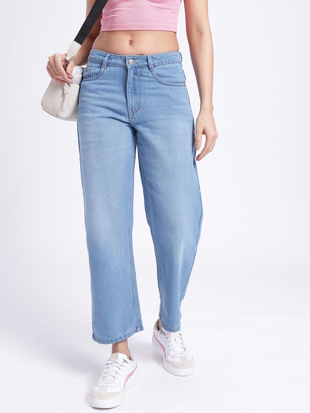 glitchez Women Light Fade Straight Fit Jeans - view 1