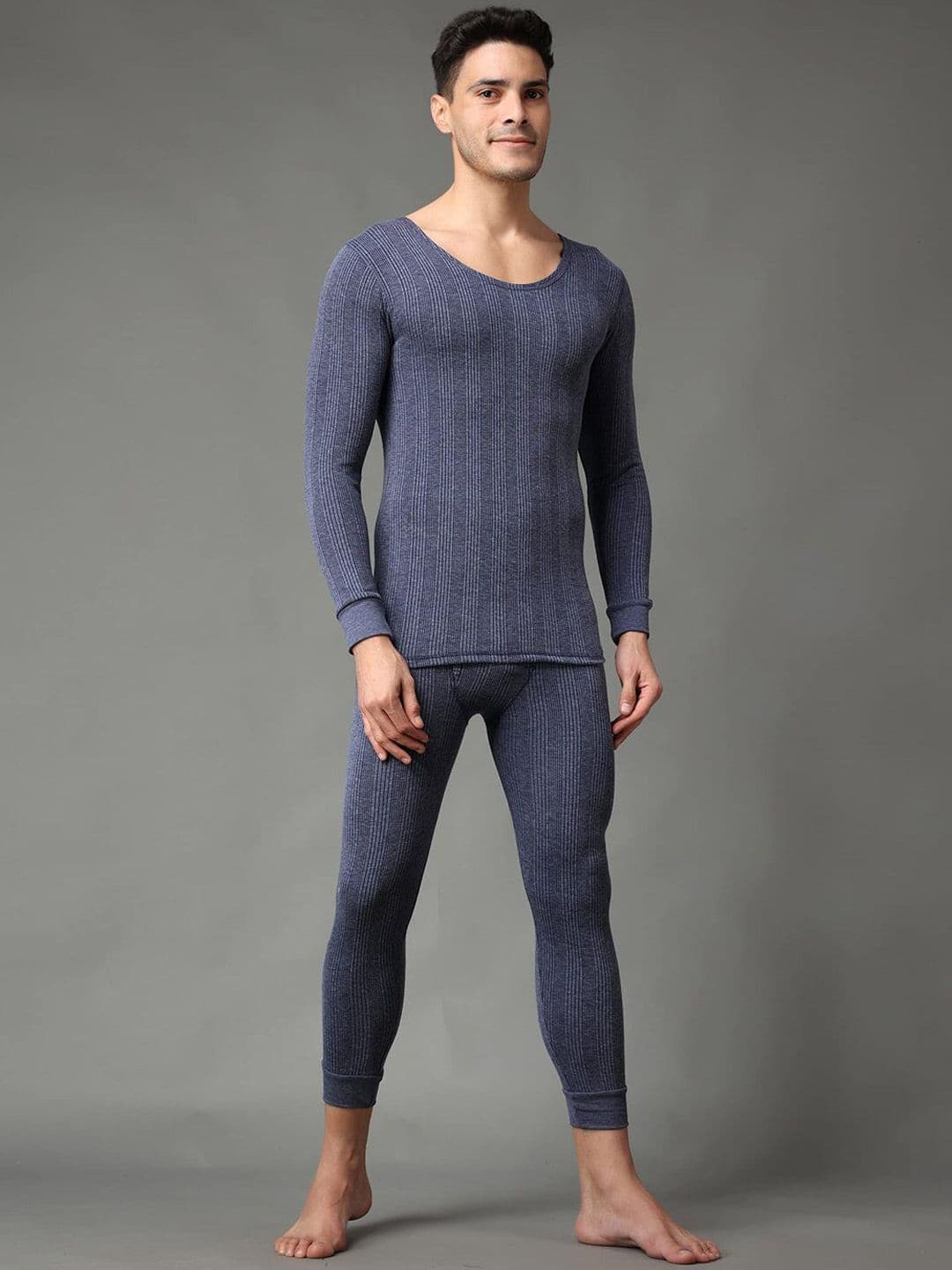Wearslim Striped Ultra-Warm Cotton Thermal Set thumbnail 3