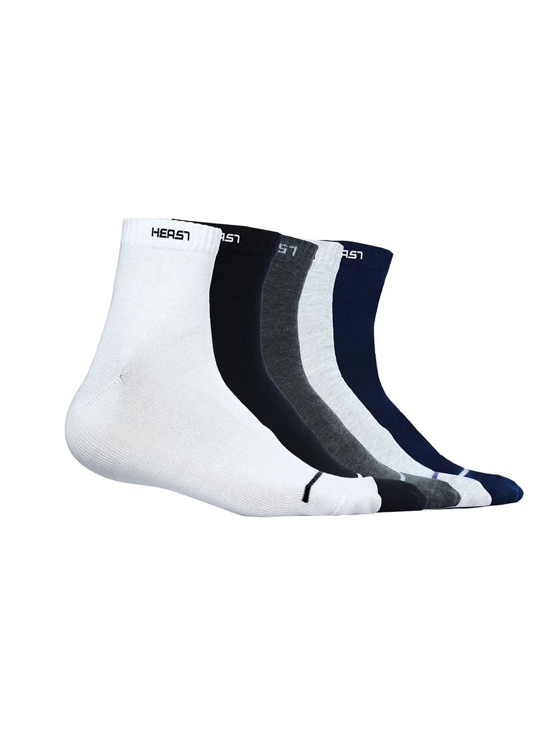 HEAST Pack Of 5 Cotton Calf-Length Socks - view 1