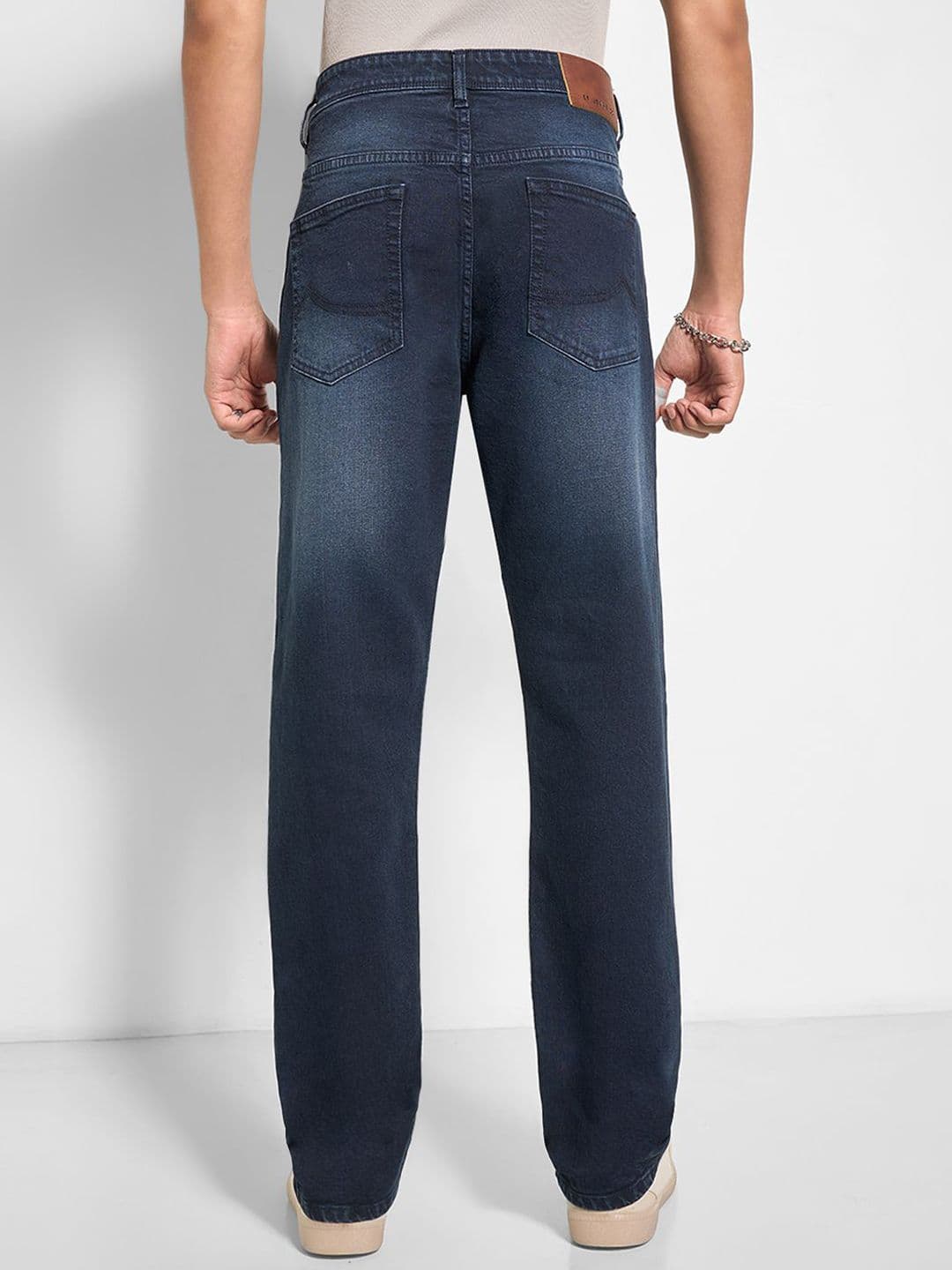 SF JEANS by Pantaloons Men Slim Fit Mid-Rise Light Fade Jeans thumbnail 4