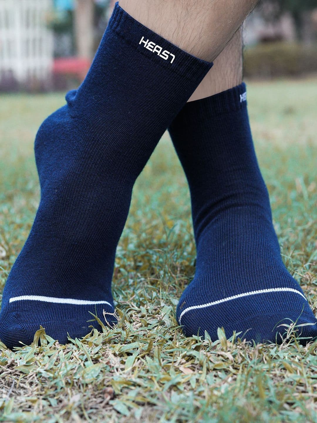 HEAST Pack Of 5 Cotton Calf-Length Socks thumbnail 6