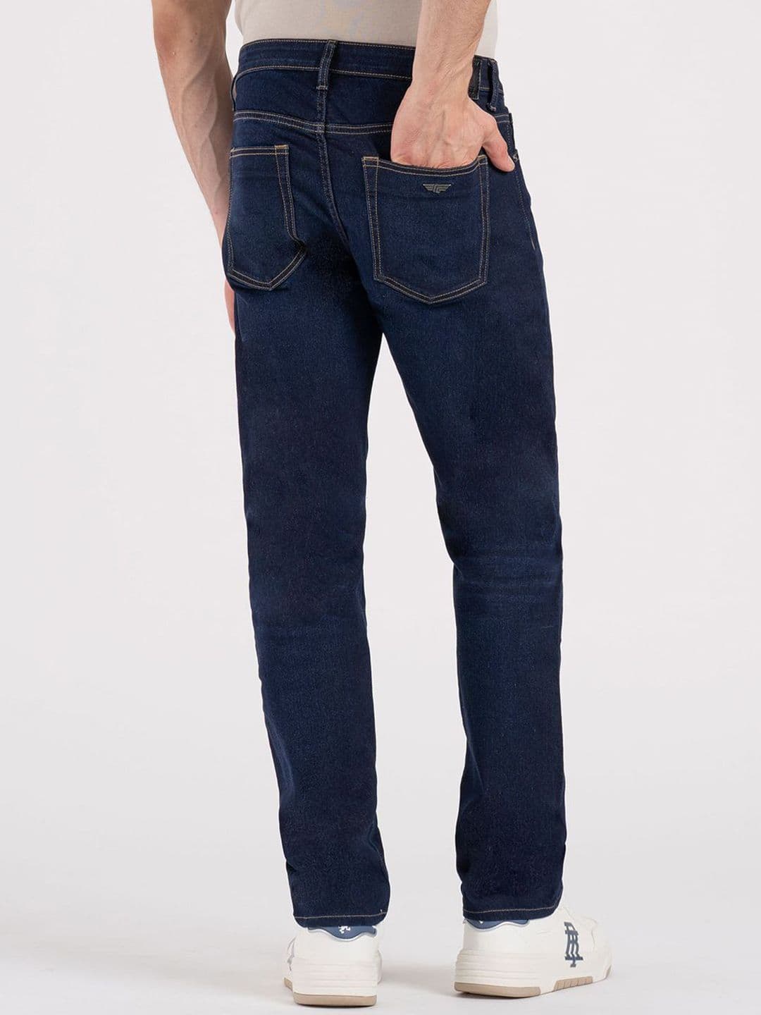 Red Tape Men Straight Fit Mid-Rise Light Fade Stretchable Jeans thumbnail 6