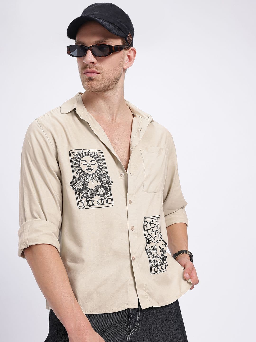 glitchez Printed Relaxed Fit Comfort Shirt - view 1