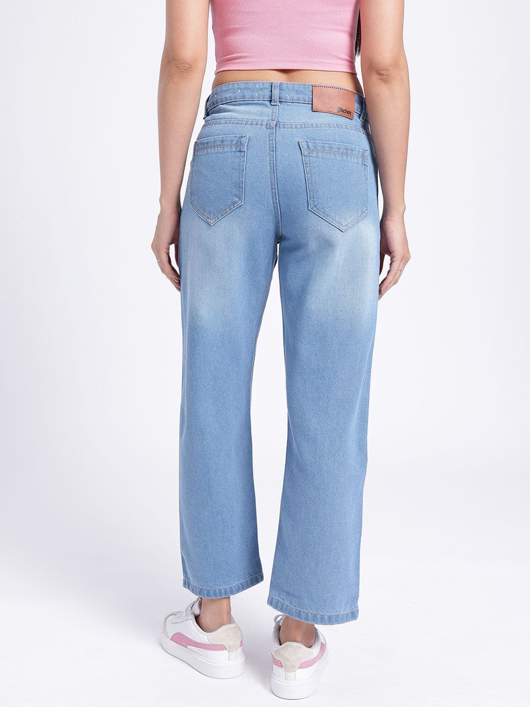 glitchez Women Light Fade Straight Fit Jeans thumbnail 4