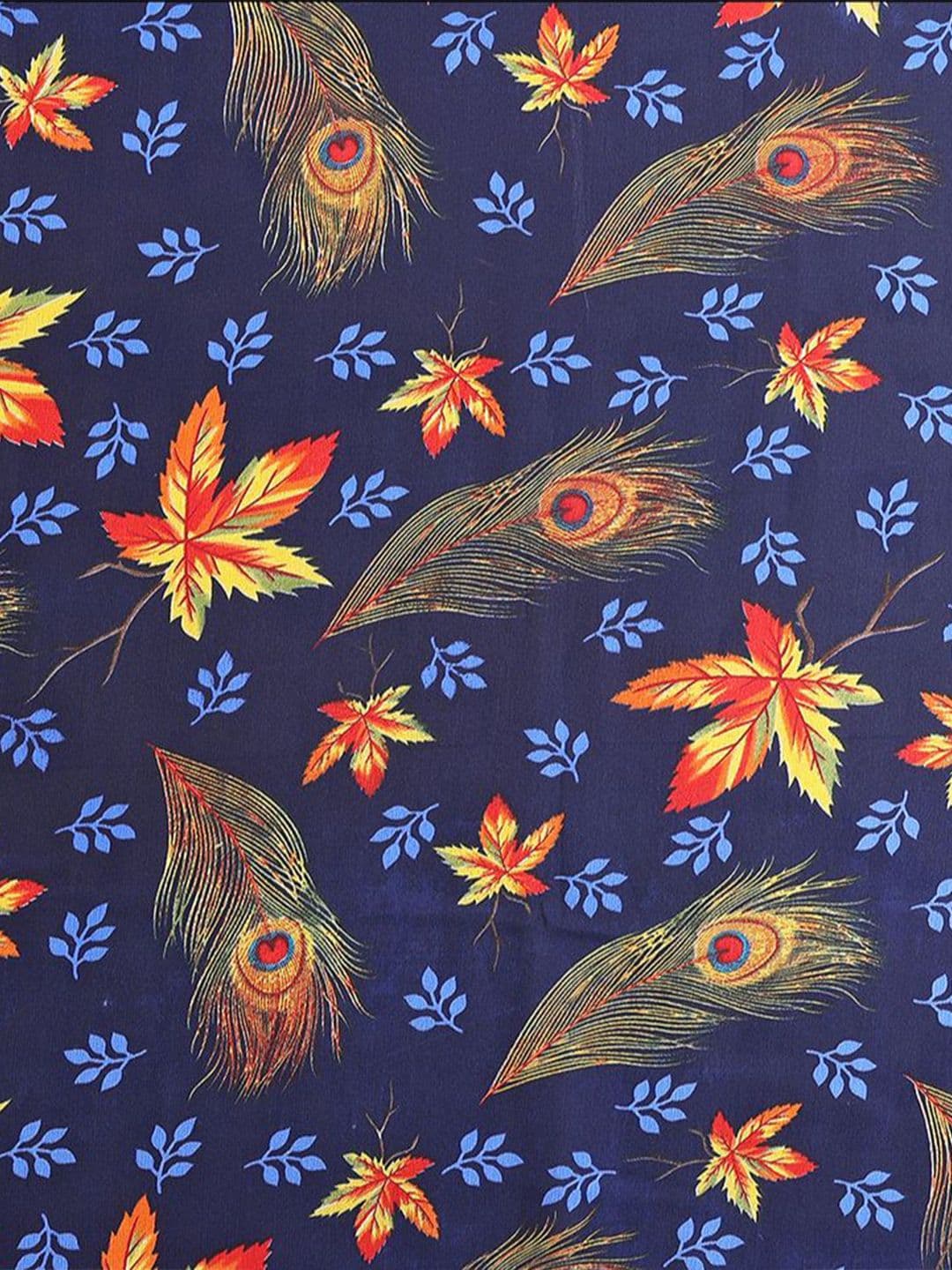 Moda Rapido Floral Poly Georgette Saree thumbnail 4