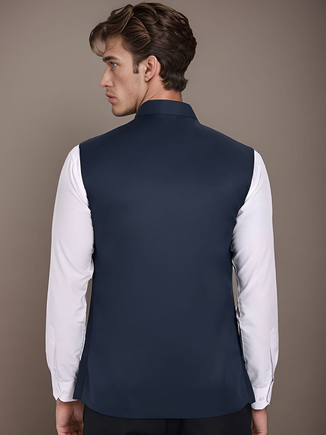 Moda Rapido Mandarin Collar Nehru Jacket thumbnail 5