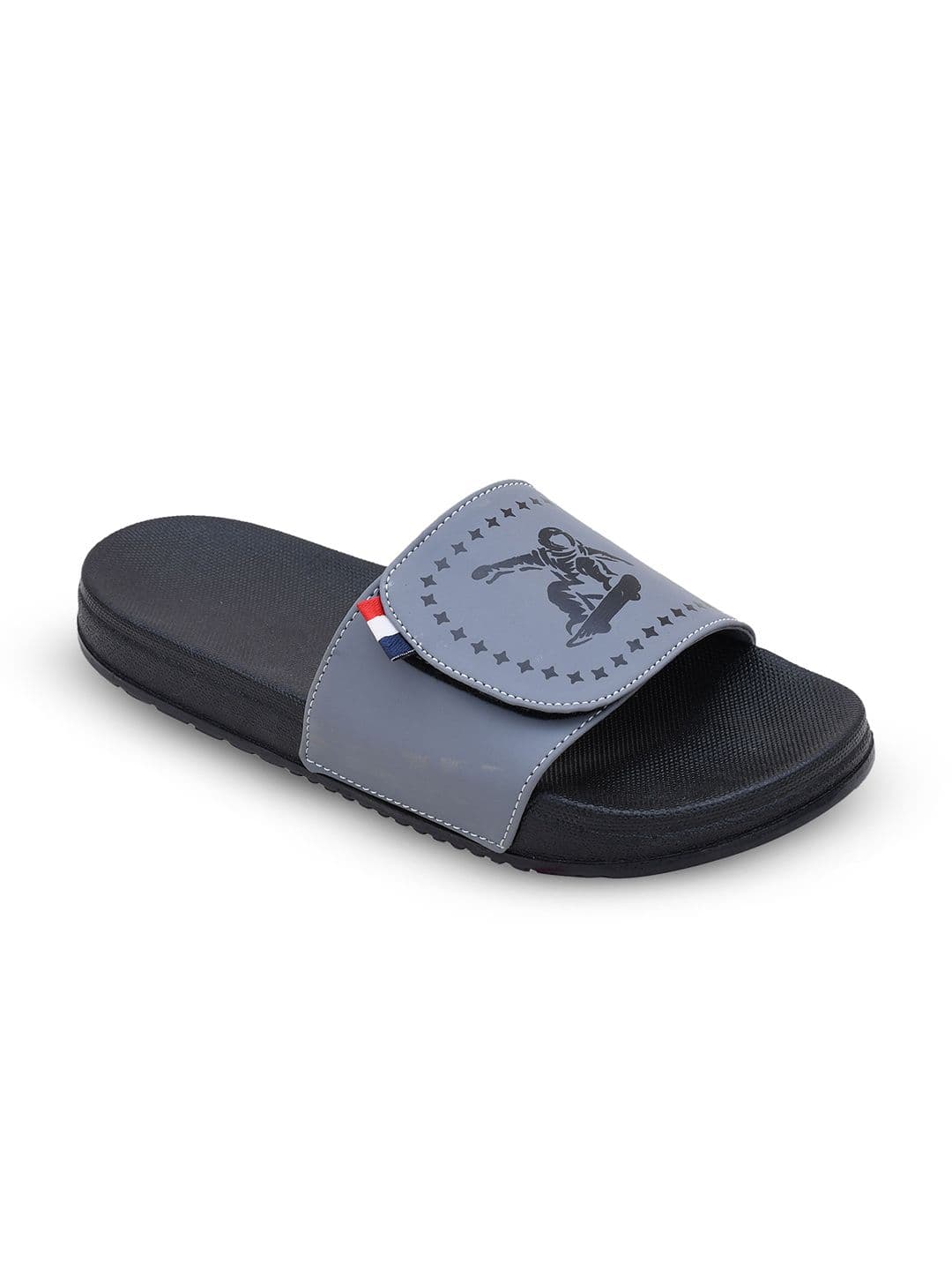 PERY PAO Graphic Printed Cushioned Footbed Sliders thumbnail 2
