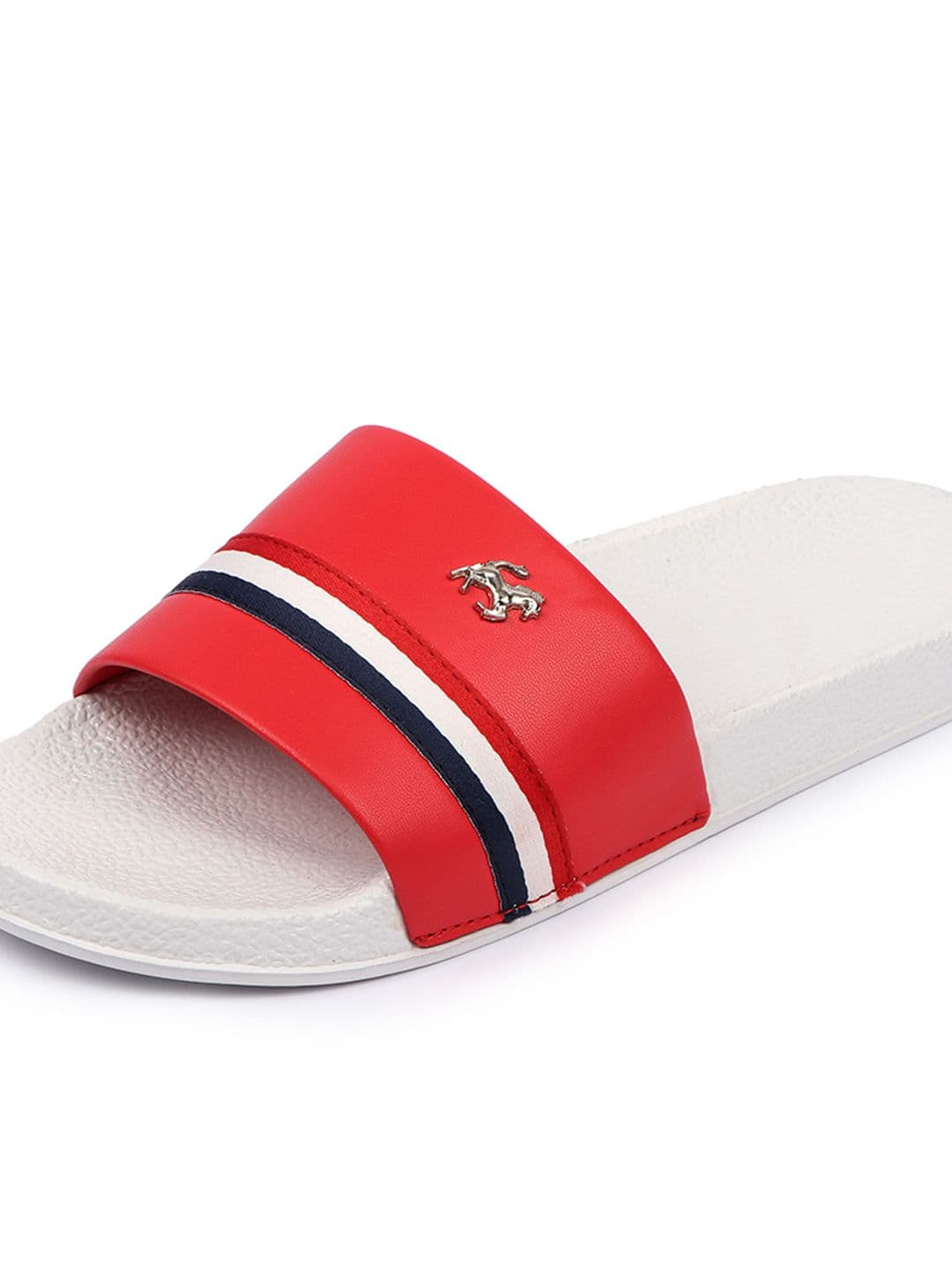 PERY PAO Striped Casual Cushioned Footbed Sliders thumbnail 2