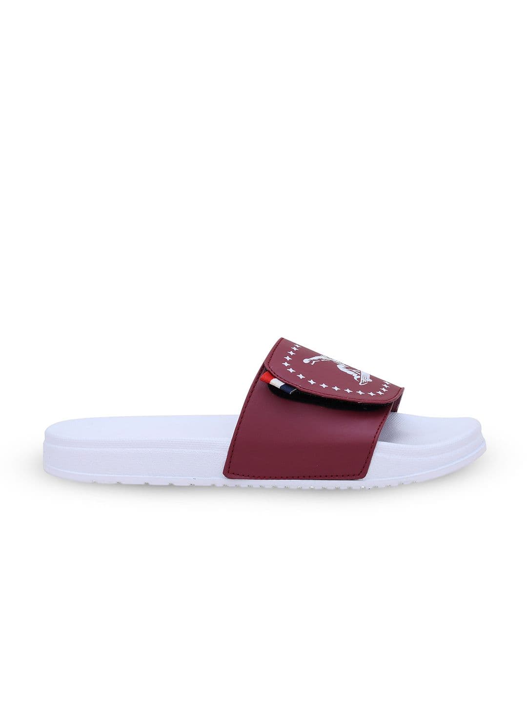 PERY PAO Stylish Graphic Printed Cushioned Footbed Sliders thumbnail 2
