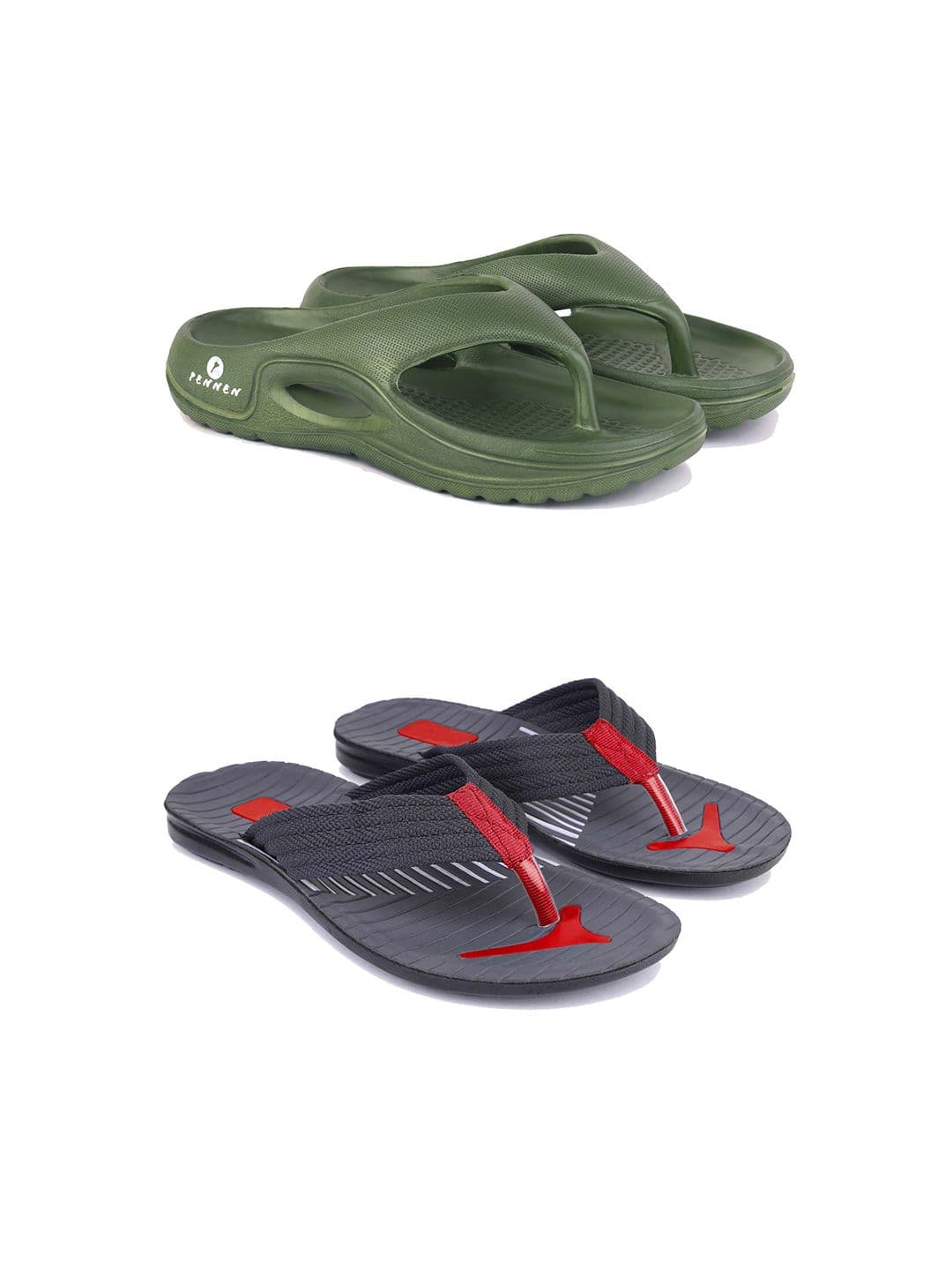 PENNEN Men Set Of 2 Thongs & Sandals - view 1