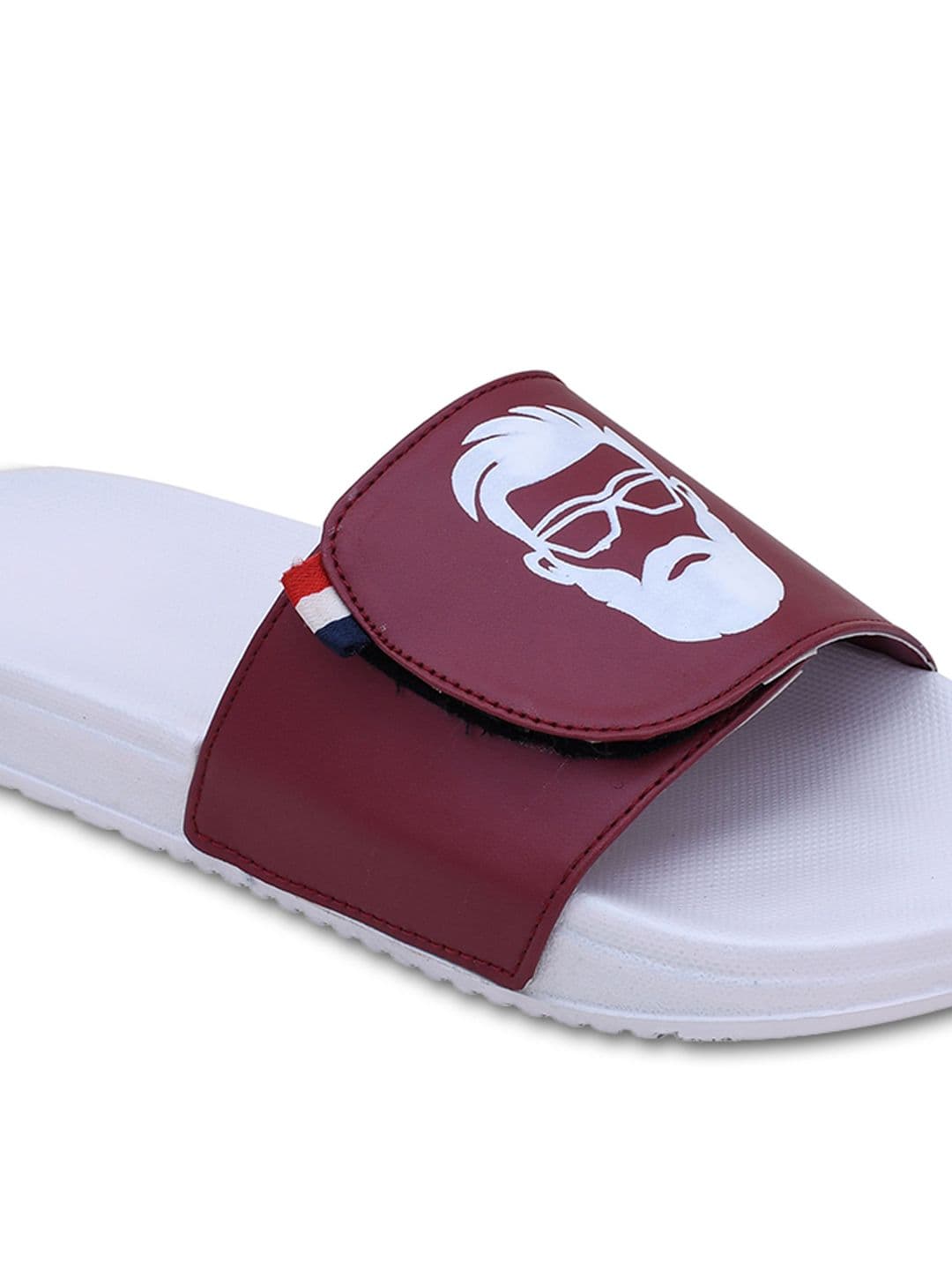 PERY PAO Stylish Graphic Printed Cushioned Footbed Sliders thumbnail 2