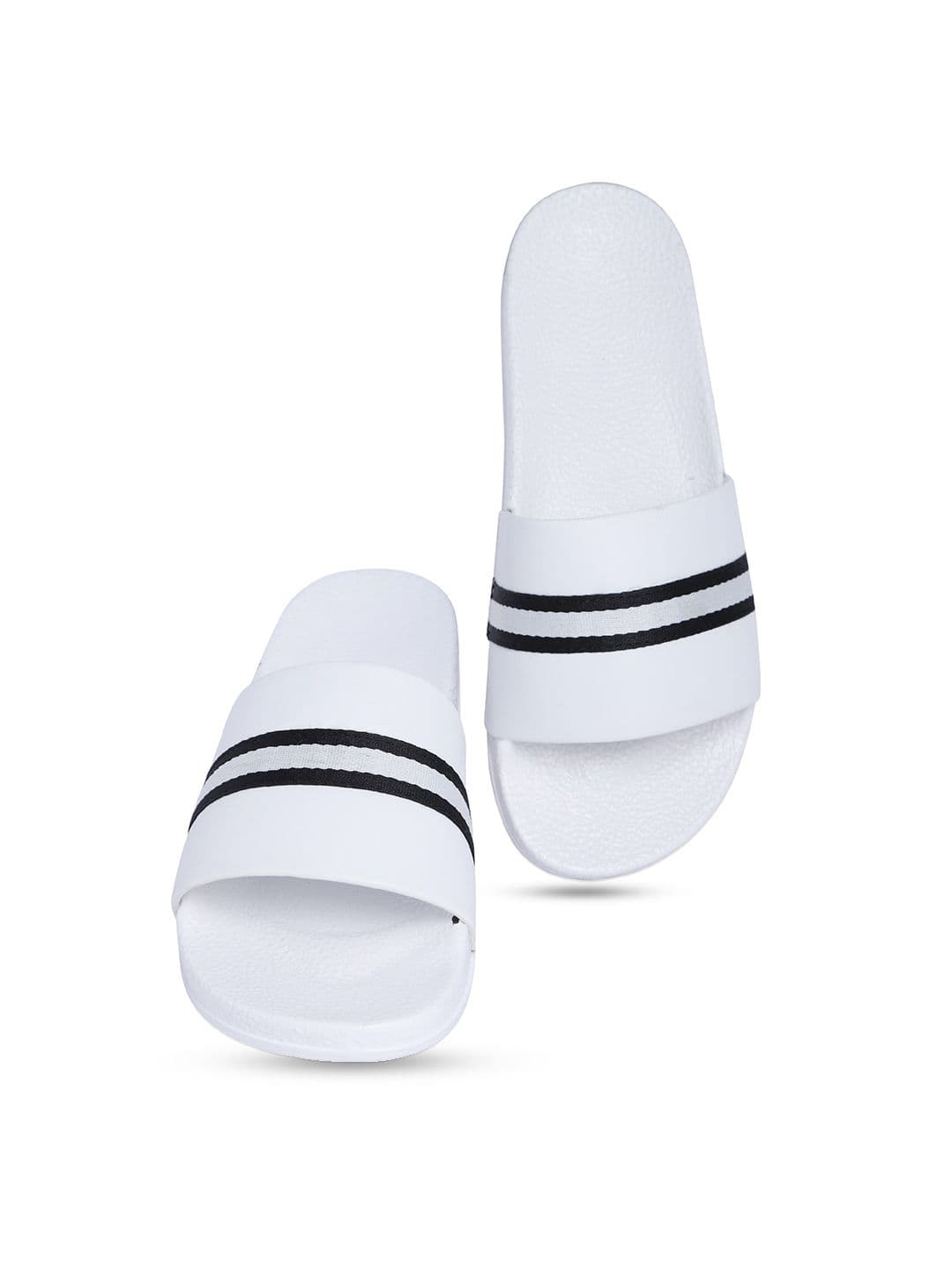 PERY PAO SStriped tylish Flip Flop Sliders thumbnail 6