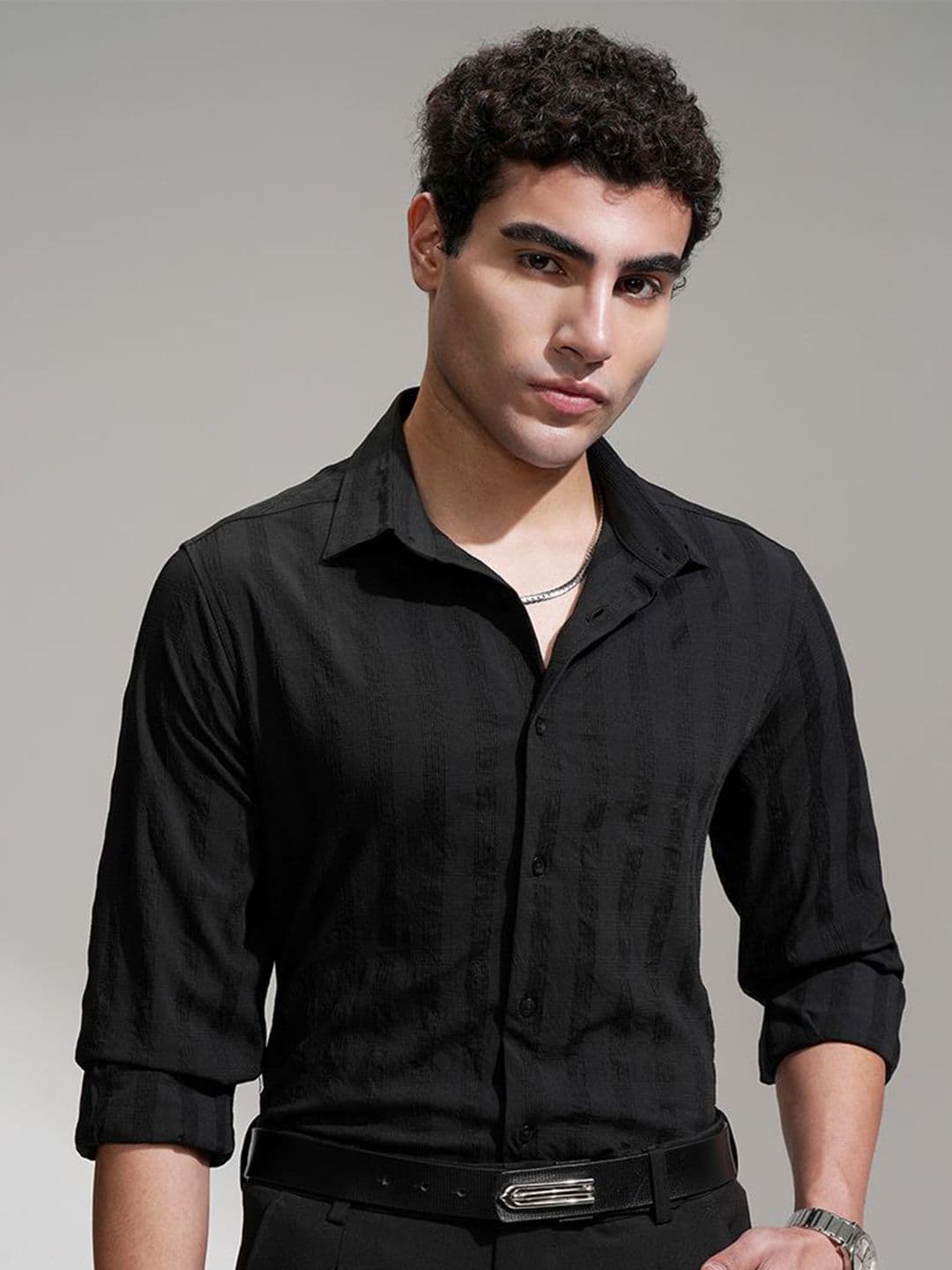 HIGHLANDER Men Comfort Slim Fit Casual Shirt - view 1