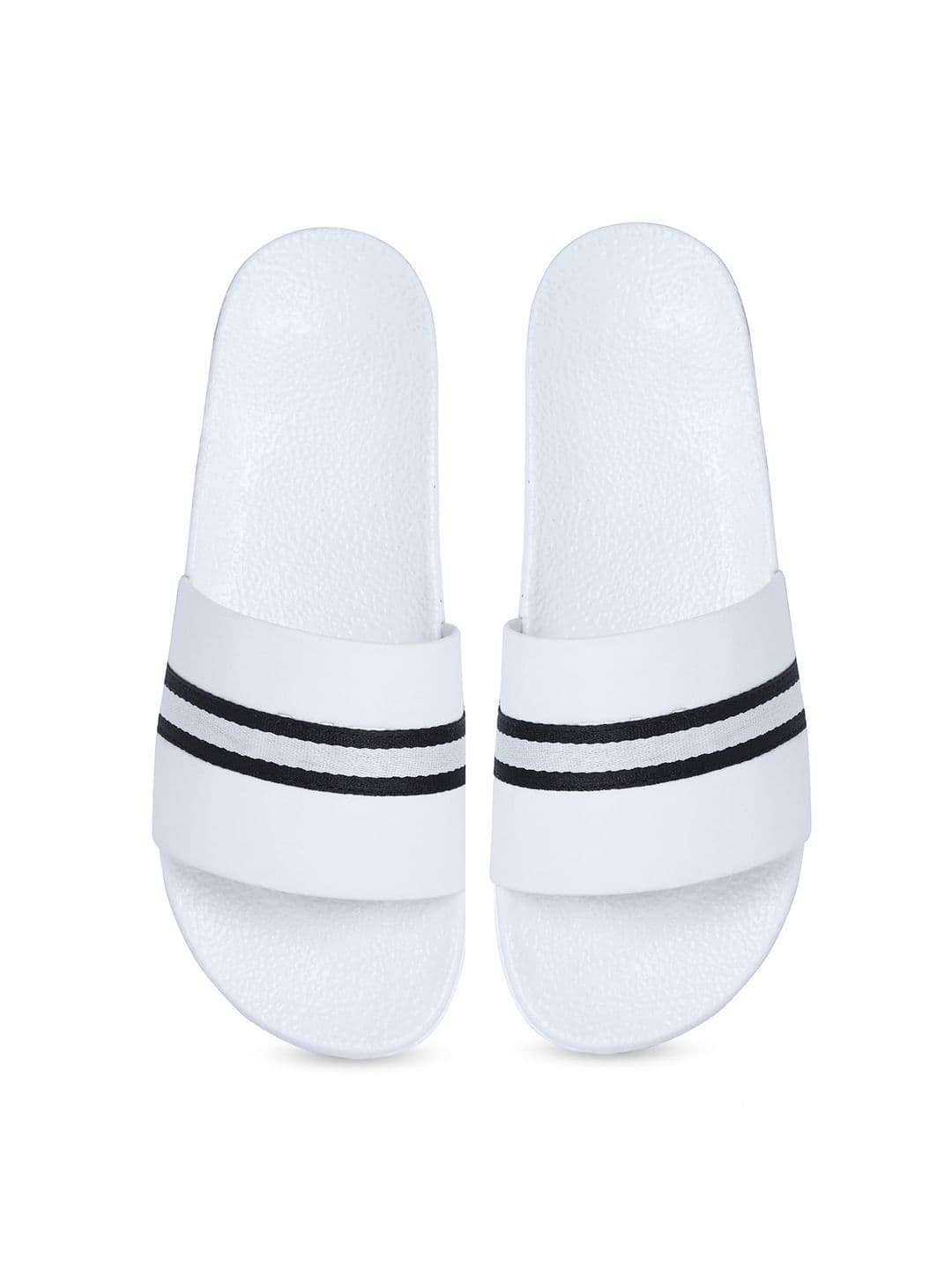 PERY PAO SStriped tylish Flip Flop Sliders thumbnail 3