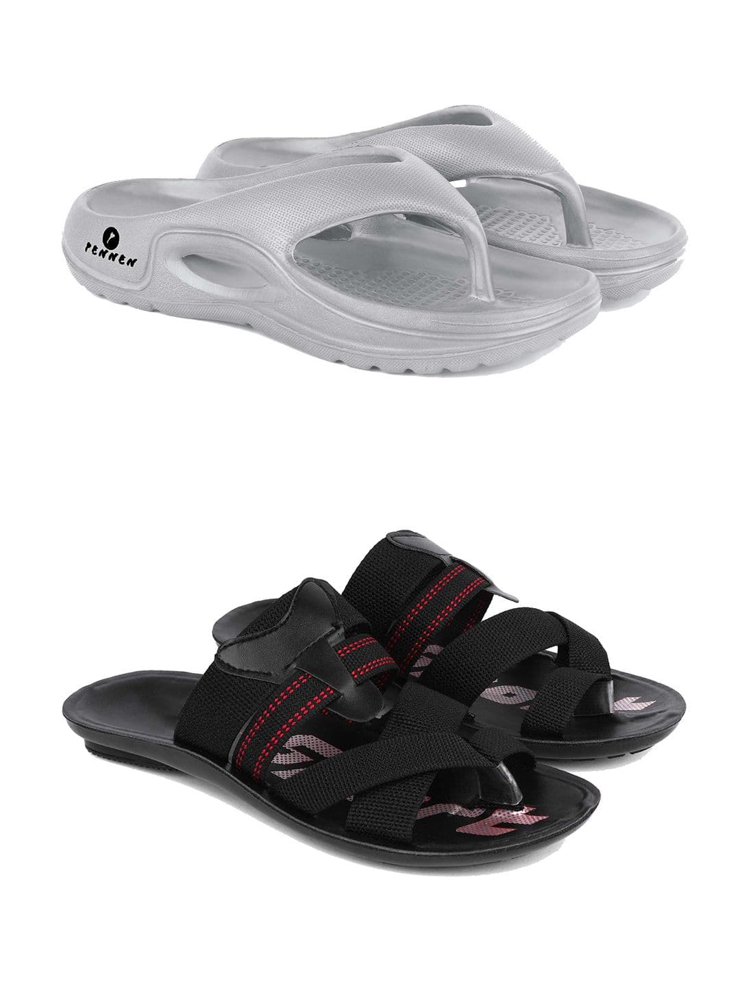 PENNEN Men Set Of 2 Thong Flip-Flops & Clogs - view 1