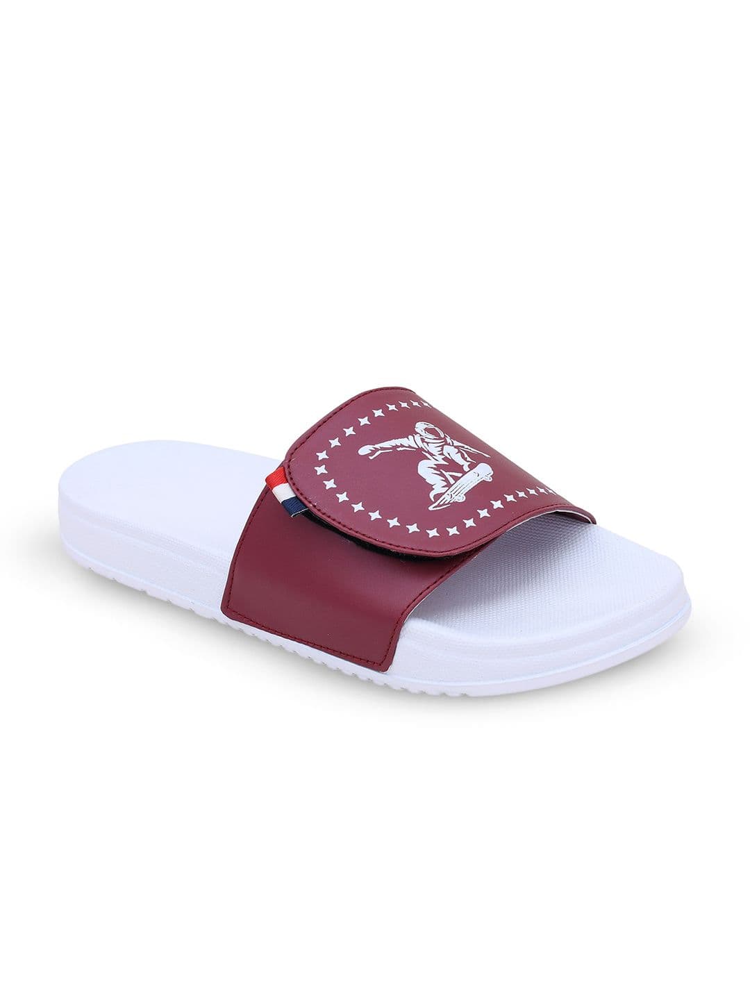 PERY PAO Stylish Graphic Printed Cushioned Footbed Sliders thumbnail 7