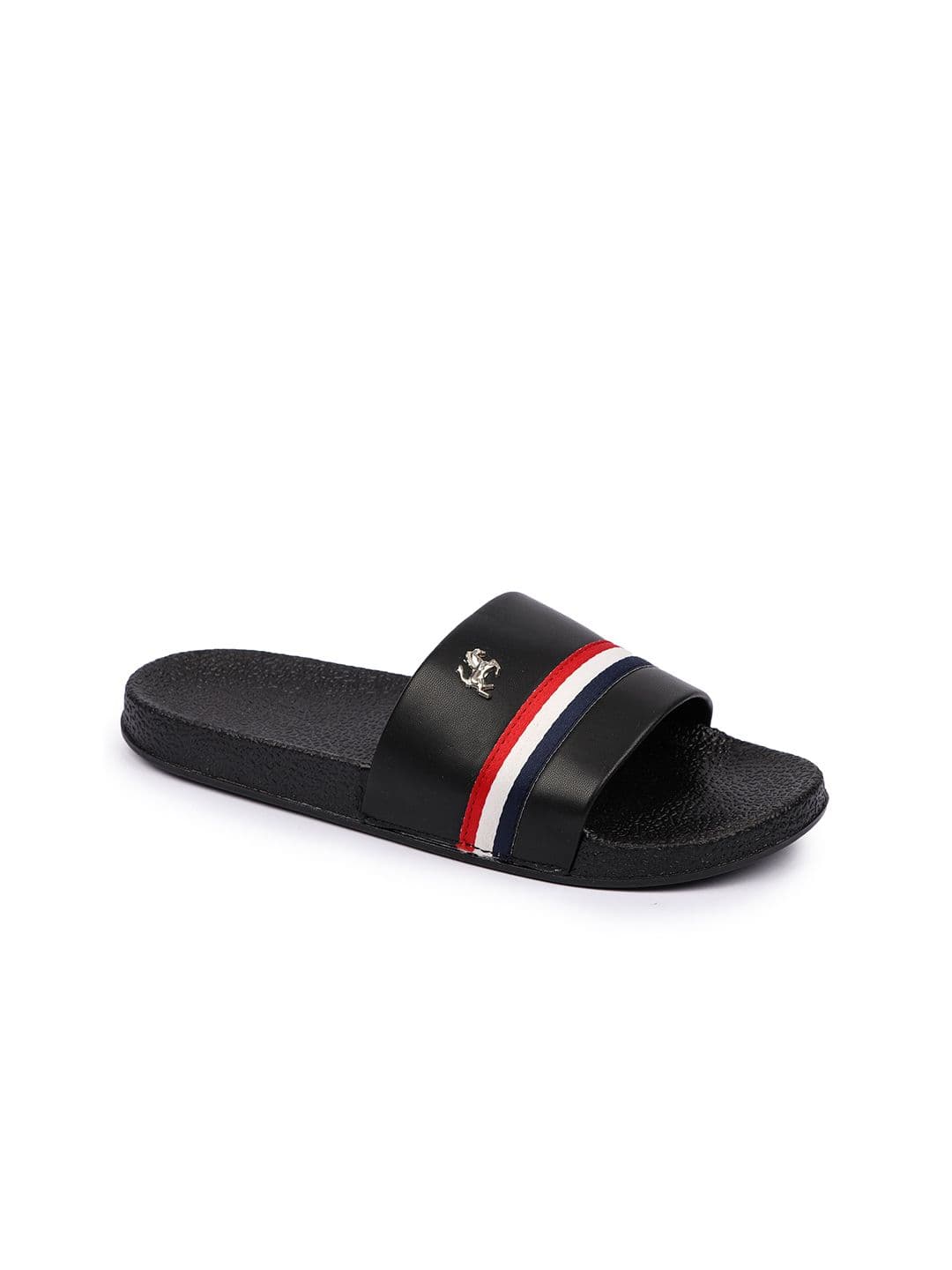 PERY PAO Striped Cushioned Footbed Sliders thumbnail 2