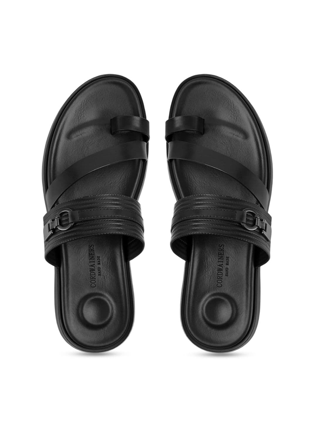 CORDWAINERS Men Leather Comfort Sandals thumbnail 5