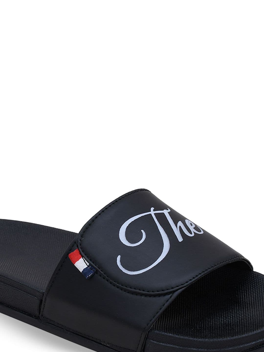 PERY PAO Typography Printed Cushioned Footbed Slippers thumbnail 4