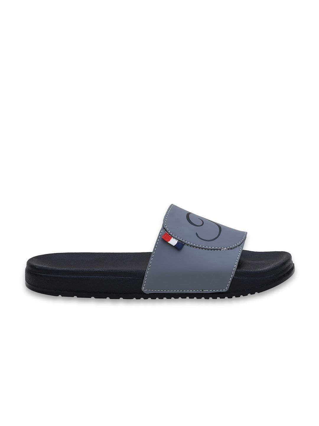 PERY PAO Typography Printed Cushioned Footbed Sliders thumbnail 4