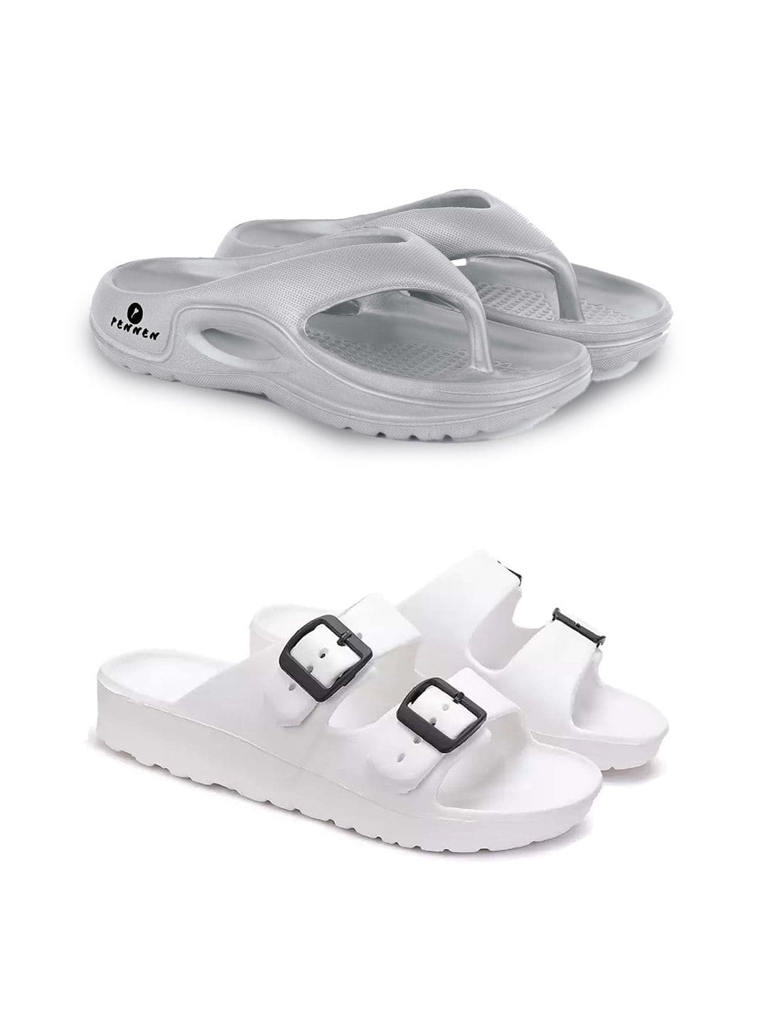 PENNEN Men Set Of 2 Thong Flip-Flops & Sliders - view 1