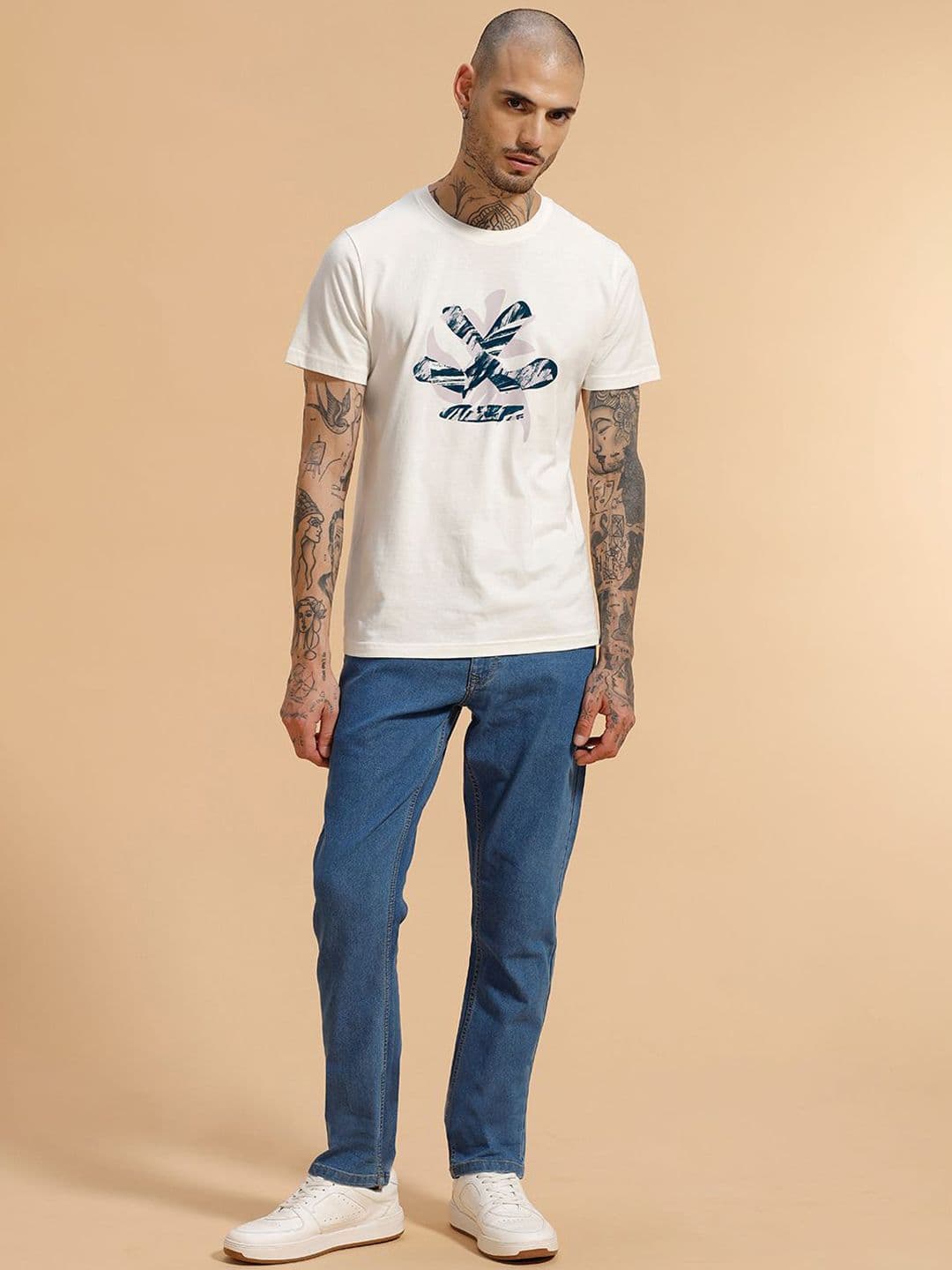 WROGN Men Comfort Slim Fit Mid-Rise Jeans thumbnail 5