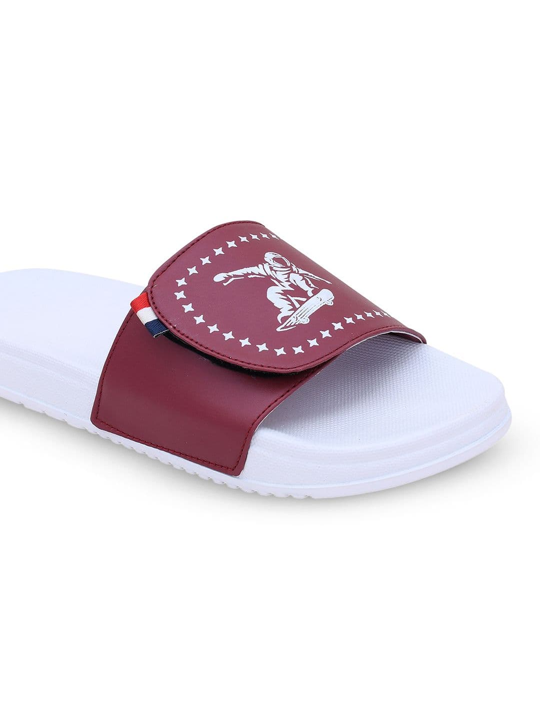 PERY PAO Stylish Graphic Printed Cushioned Footbed Sliders thumbnail 5