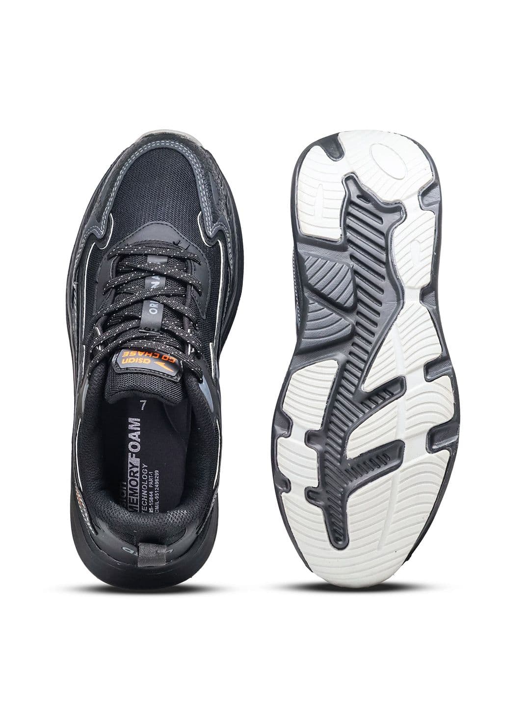 ASIAN Mesh Running Non-Marking Lace-Ups Shoes thumbnail 3