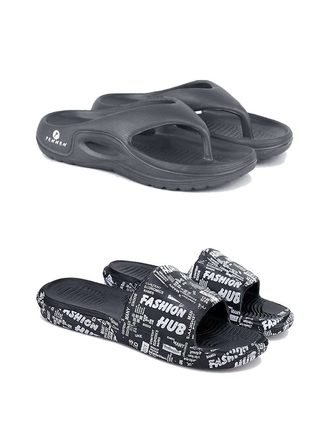 PENNEN Men Pack Of 2 Flip Flops - view 1