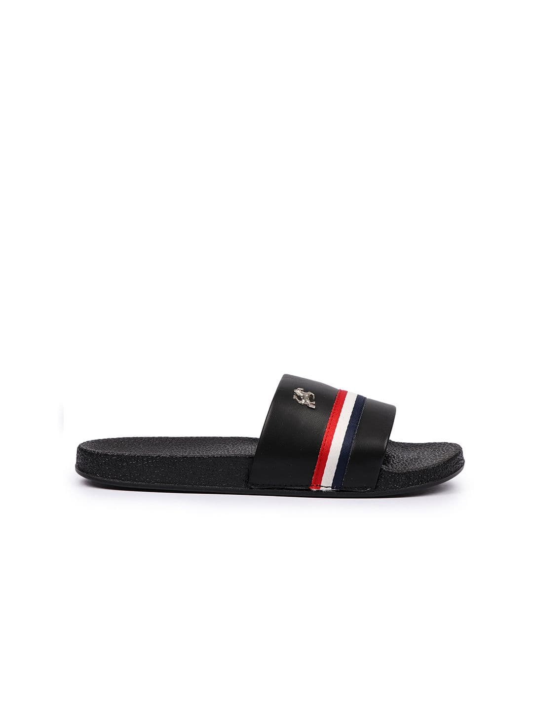 PERY PAO Striped Cushioned Footbed Sliders thumbnail 4