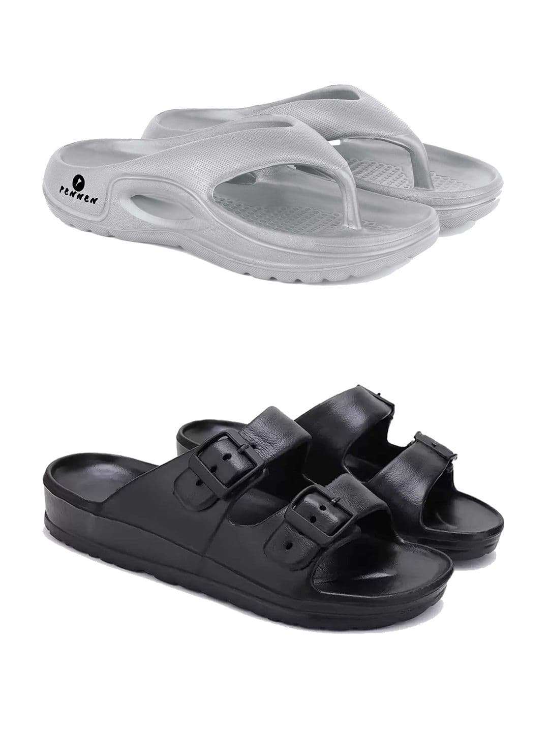 PENNEN Men Set Of 2 Thongs & Slider Flip Flops - view 1