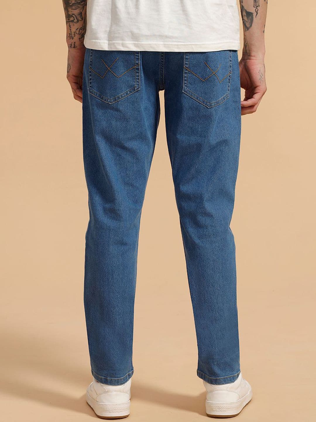 WROGN Men Comfort Slim Fit Mid-Rise Jeans thumbnail 2