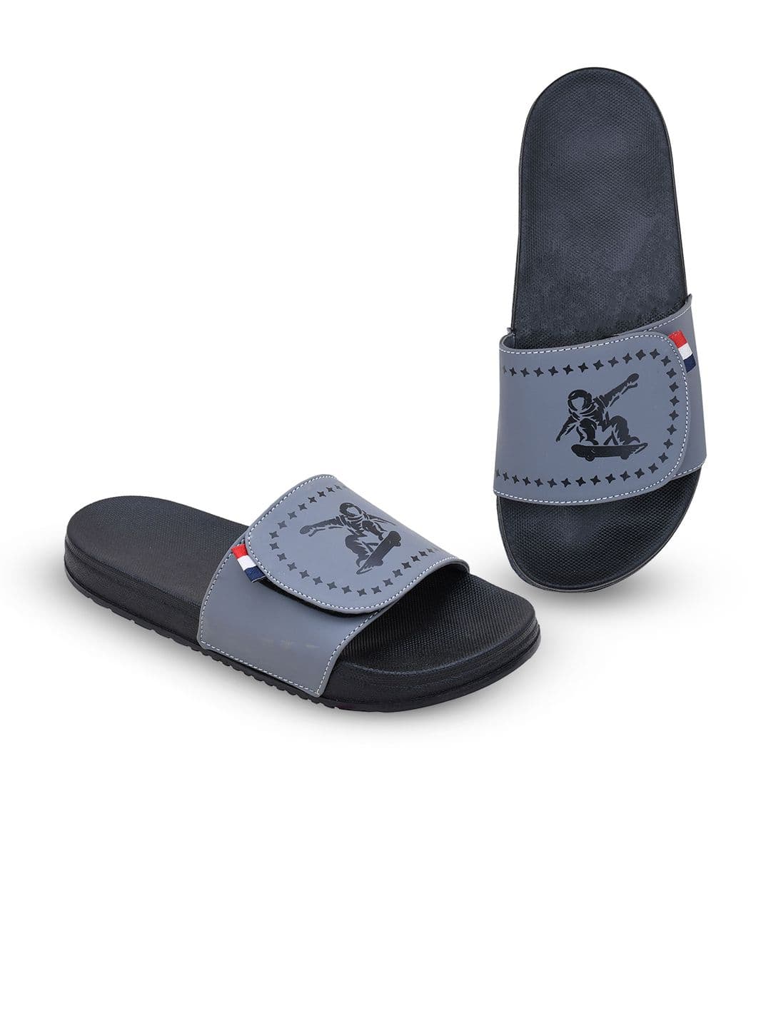 PERY PAO Graphic Printed Cushioned Footbed Sliders thumbnail 4