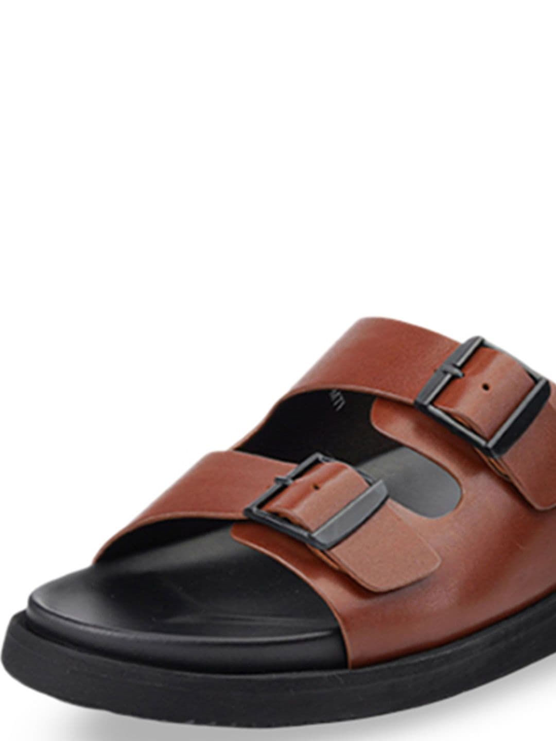 CORDWAINERS Men Textured Leather Comfort Sandals thumbnail 4