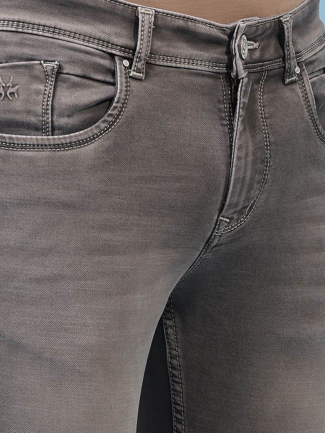 Crimsoune Club Men Slim Fit Mid-Rise Heavy Fade  Jeans thumbnail 2