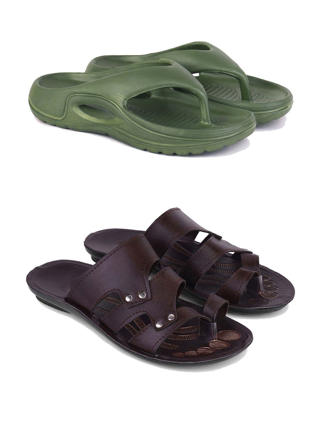 DRACKFOOT Pack Of 2 Thong Flip-Flops - view 1