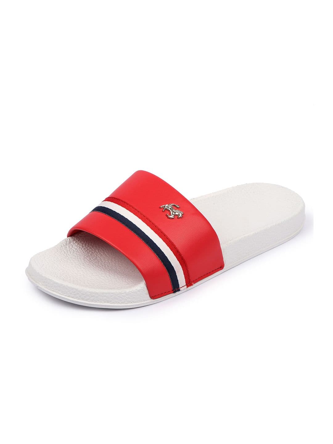 PERY PAO Striped Casual Cushioned Footbed Sliders thumbnail 3