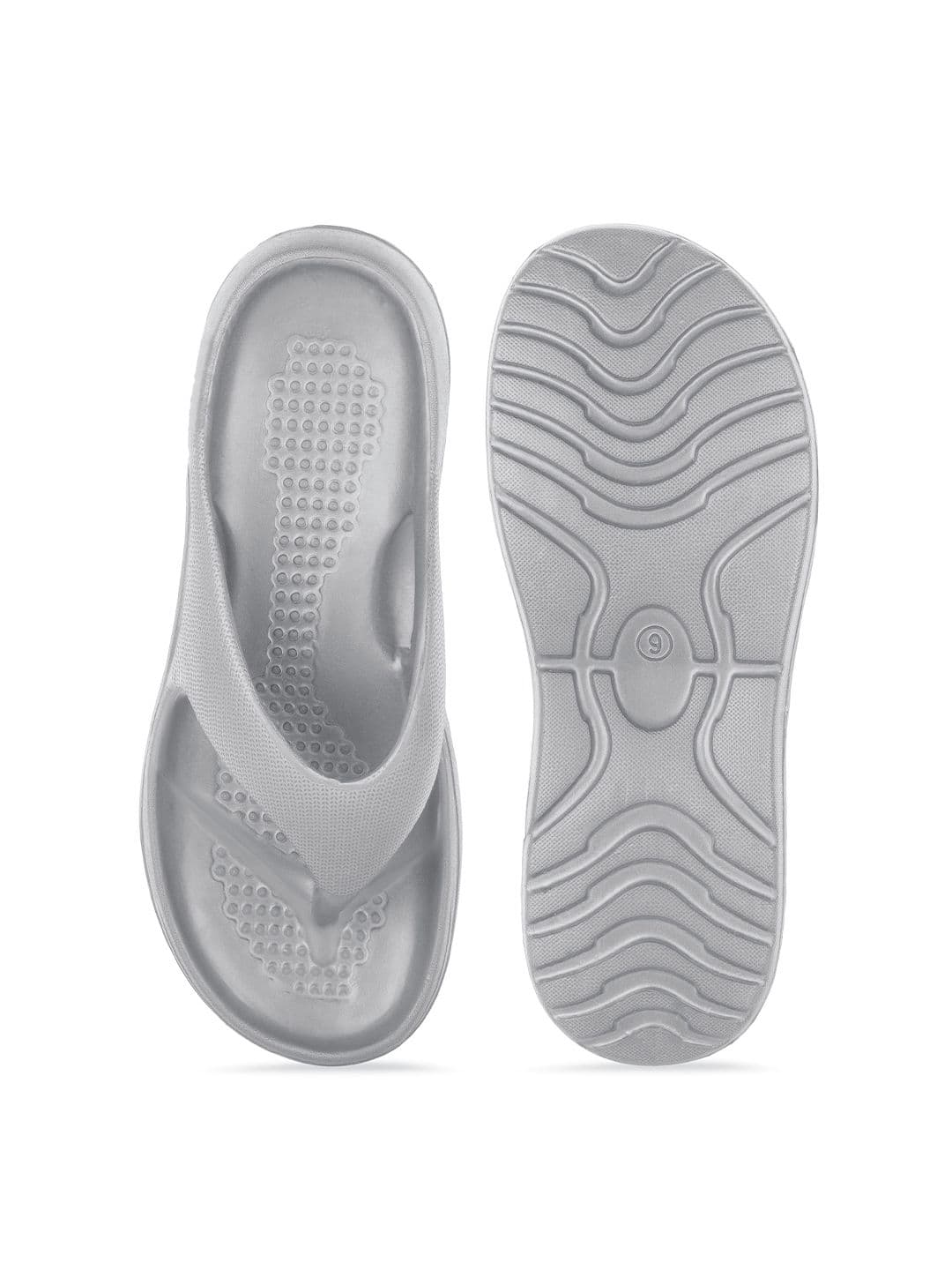 PENNEN Men Pack Of 2 Solid Casual Thong Flip Flops thumbnail 4