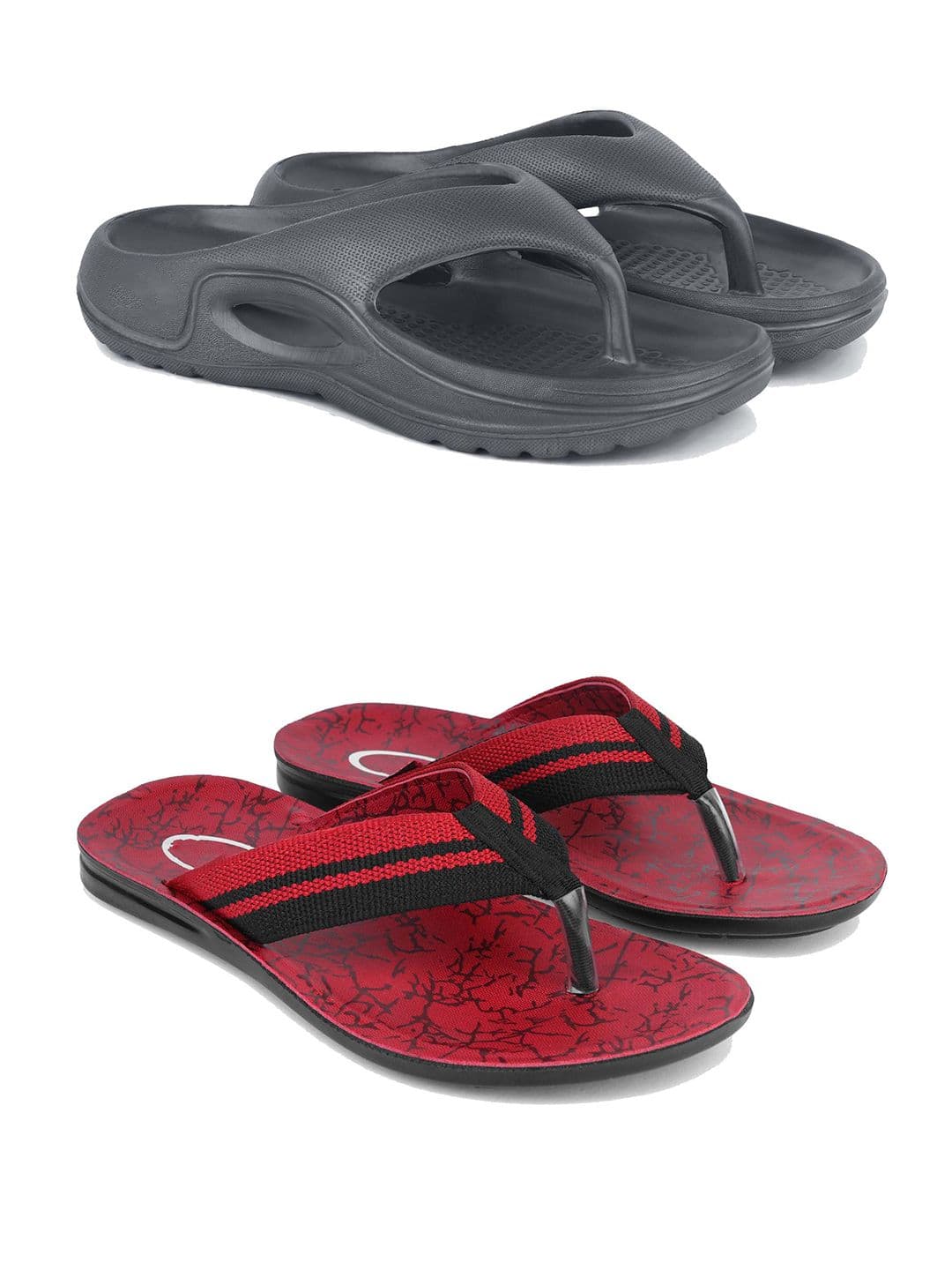DRACKFOOT Men Set Of 2 Comfort Sandals & Thong Flip-Flops - view 1